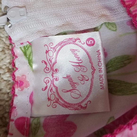 Pink Flower Dress - Picture 3 of 5